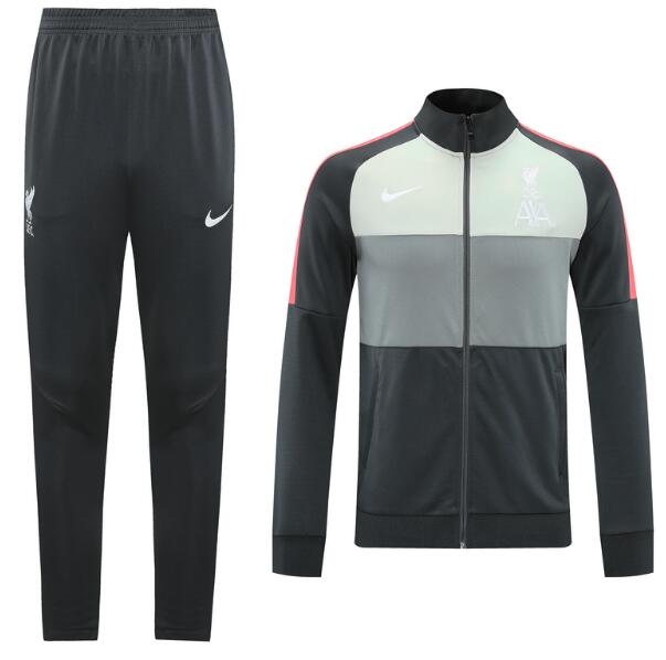 Liverpool Grey Training Suits Jacket with Pants 2020/21